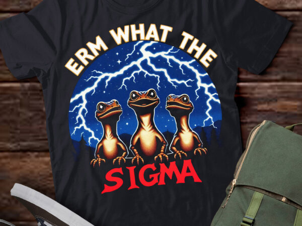 Lt-p2.1 funny erm the sigma ironic meme quote lizard t shirt vector graphic