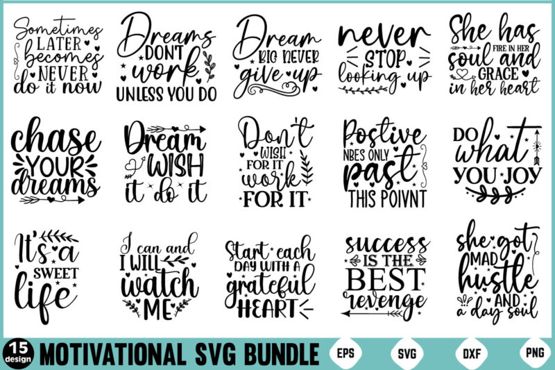 Motivational SVG Bundle Positive Quotes Bundle Motivational Quotes Svg Bundle Motivational Svg Bundle Positive Quotes Svg Bundle Inspiration