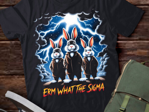 Lt-p2.1 funny erm the sigma ironic meme quote rabbit t shirt vector graphic