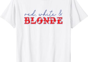 red white and blonde T-Shirt