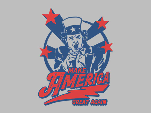 Make america great again t shirt designs for sale