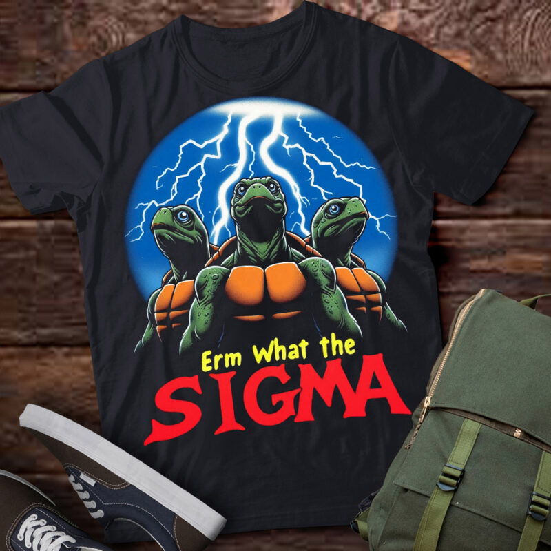 LT-P2.1 Funny Erm The Sigma Ironic Meme Quote turtle