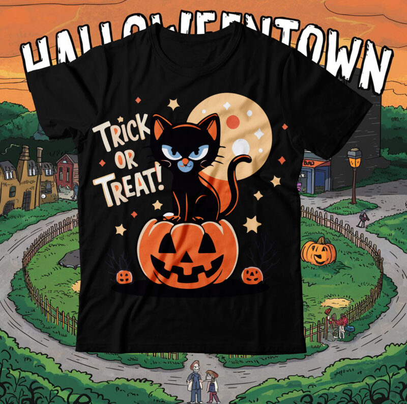 TRICK OR TREAT T-shirt design ,Halloween t-shirt design,halloween,Halloween t-Shirt Design bundle,Happy helloween t-shirt design,helloween,