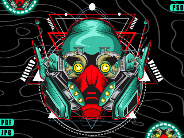 Green robot tshirt design (ai/eps/psd/dxf/pdf/svg/webp/jpg/png)