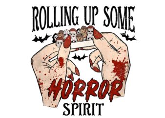 Rolling Up Some Horror Spirit PNG t shirt design online