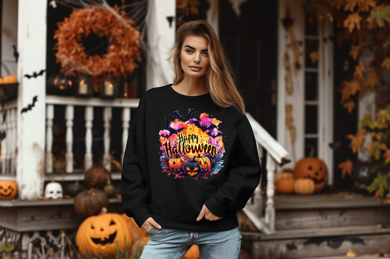 Scary Halloween Sublimation Bundle, Halloween T-Shirt Design Bundle