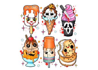 Horror Halloween Summer Popsicle Png