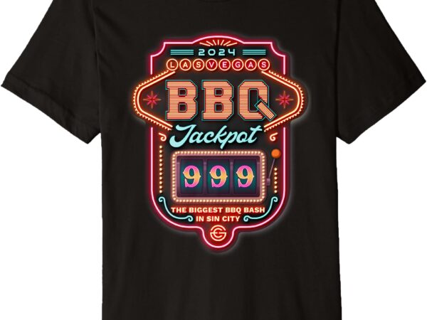 2024 premium t-shirt the official apparel for the 2024 bbq jackpot competition in las vegas