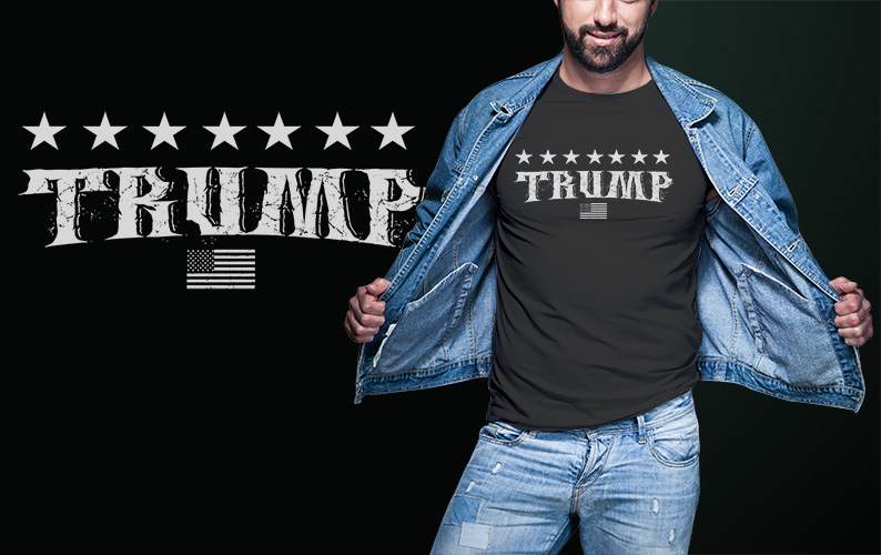 30 DONALD TRUMP FOR PRESIDENT TSHIRT DESIGN BUNDLE