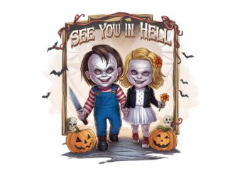 See You In Hell Horror Movie Characters PNG