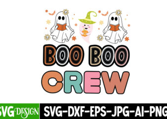 Boo Boo Crew T-Shirt Design, Boo Boo Crew Sublimation PNG, SVGs,quotes-and-sayings,food-drink,print-cut,on-sale,Halloween t-shirt design