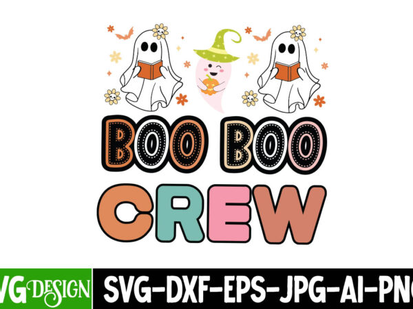 Boo boo crew t-shirt design, boo boo crew sublimation png, svgs,quotes-and-sayings,food-drink,print-cut,on-sale,halloween t-shirt design