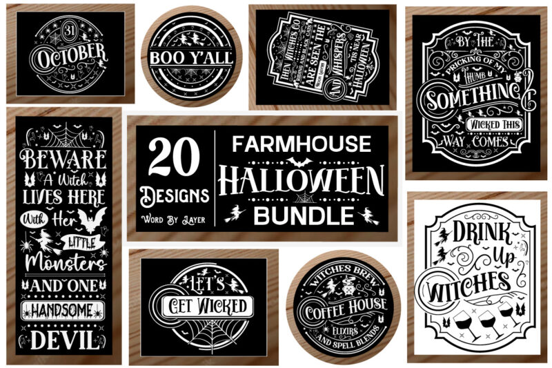 Farmhouse Halloween Mega Bundle, Halloween Big Bundle, Halloween Gift Idea SVG, Halloween Mega Bundle, Halloween Clipart, Halloween Cut file