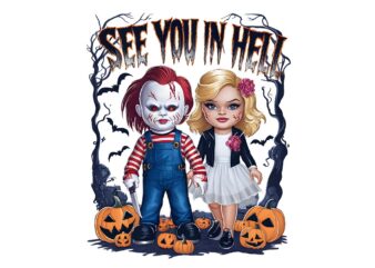 See You In Hell Horror Movie Characters PNG