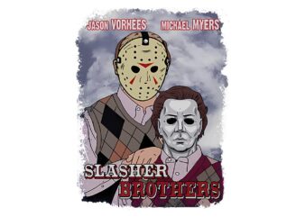 Jason Vorhees Michael Myers Slasher Brothers PNG vector clipart