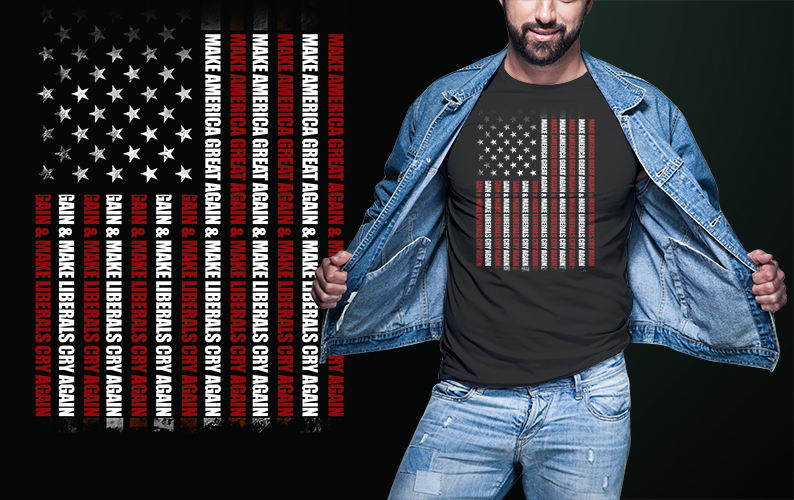 30 DONALD TRUMP FOR PRESIDENT TSHIRT DESIGN BUNDLE