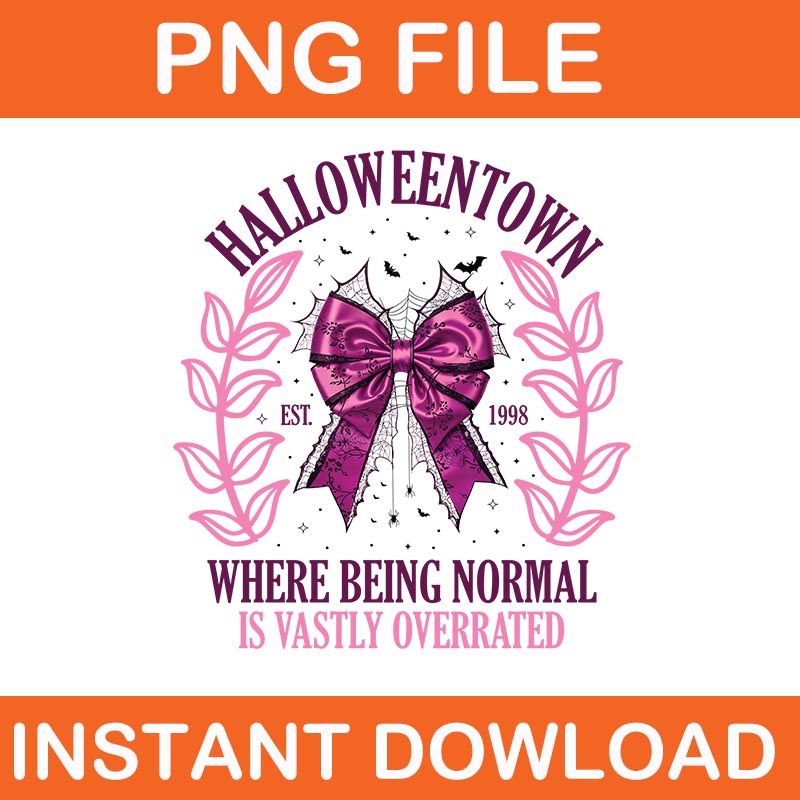 Bundle Coquette Bow Horror Movie Characters Halloween PNG, Pink Ghost Halloween PNG