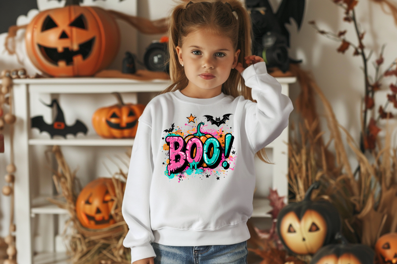 Retro Style Halloween Word Bubble Bundle, Halloween T-Shirt Designs