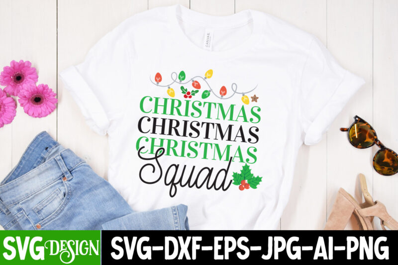 Christmas Cutie T-Shirt Design, Christmas Cutie Vector T-Shirt Design, Christmas SVG Design, Christmas Tree Bundle, Christmas SVG bundle Quo