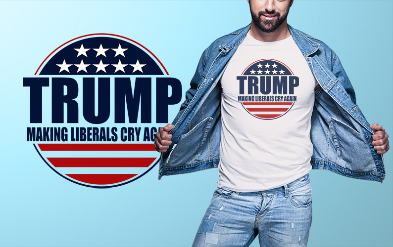 30 DONALD TRUMP FOR PRESIDENT TSHIRT DESIGN BUNDLE