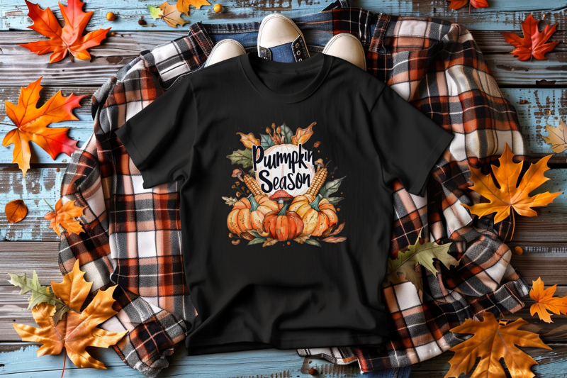 Fall Autumn Season Sublimation Bundle, Fall T-Shirt Design