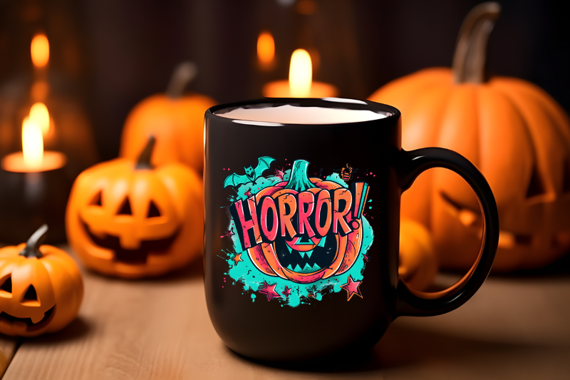 Retro Style Halloween Word Bubble Bundle, Halloween T-Shirt Designs