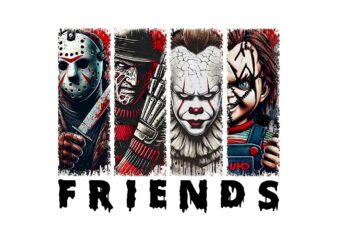 Killers Friends Horror Characters Scary Movie PNG