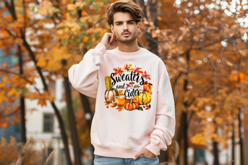 Fall Autumn Season Sublimation Bundle, Fall T-Shirt Design