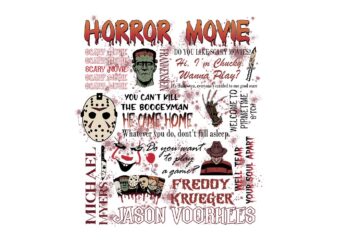 Horror Movies Friend Halloween PNG