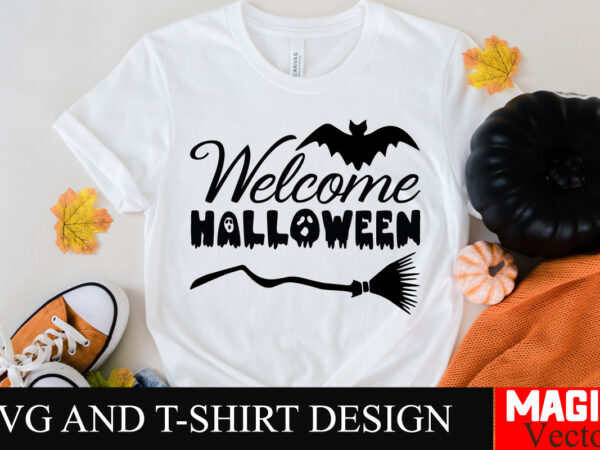 Welcome halloween svg cut file,halloween welcome svg, spooky svg, ghost svg, halloween svg bundle, halloween clipart, funny halloween svg,ha t shirt design for sale