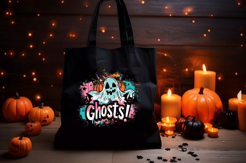 Retro Style Halloween Word Bubble Bundle, Halloween T-Shirt Designs