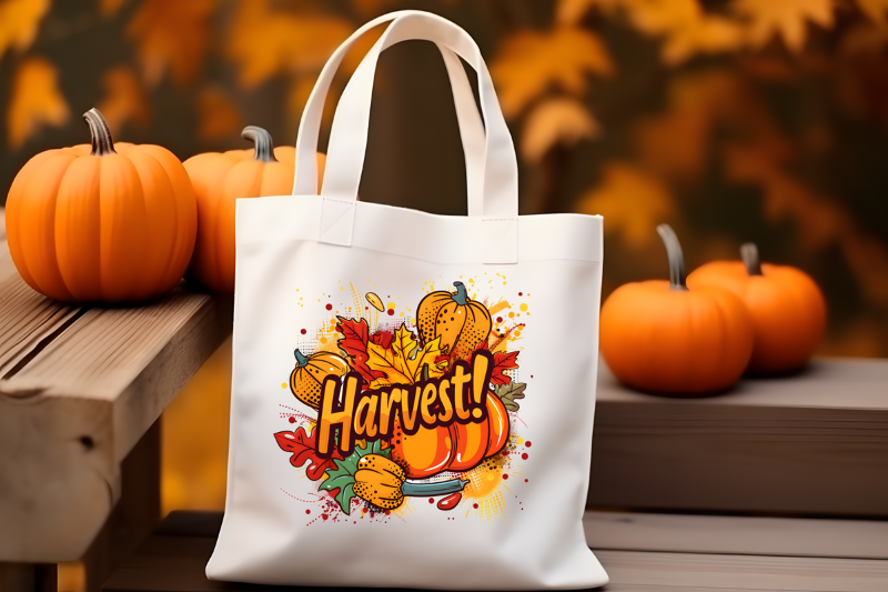 Retro Style Fall Word Bubble Art Bundle, Fall T-Shirt Design