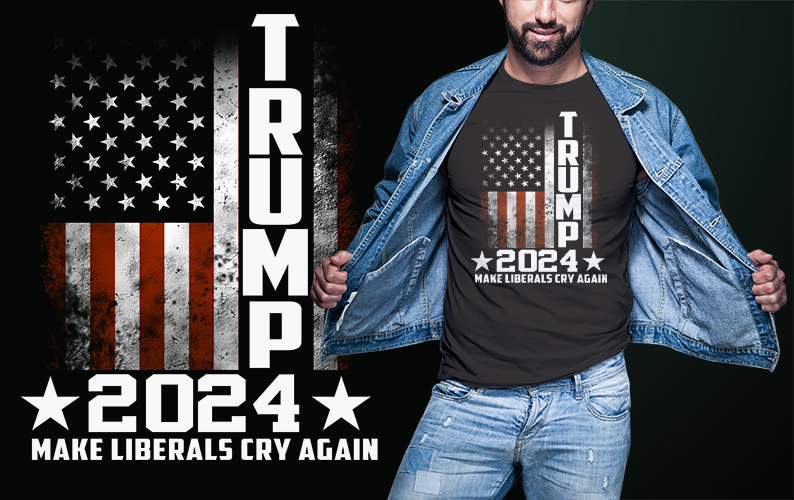 30 DONALD TRUMP FOR PRESIDENT TSHIRT DESIGN BUNDLE