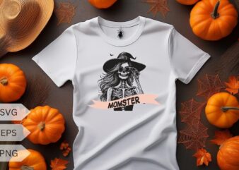 Funny Momster Monsters Halloween Mom Life Spooky Mama T-Shirt design vector, mom, halloween, mama, spooky, funny, momster, monsters, life, t