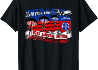 82nd Airborne Division Paratrooper Veteran Fort Bragg Gifts T-Shirt