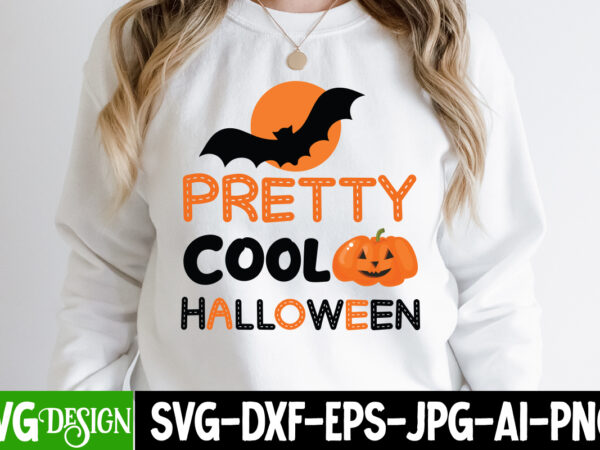 Prettu cool halloween t-shirt design, svgs,quotes-and-sayings,food-drink,print-cut,on-sale,halloween t-shirt design,halloween,halloween