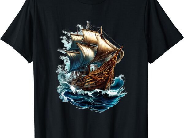 A sailing ship t-shirt