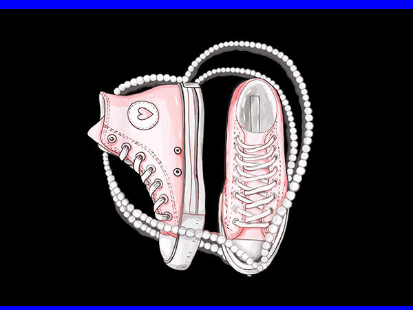 Chucks and pearls 2024 png, kamala harris sneakers png t shirt vector file