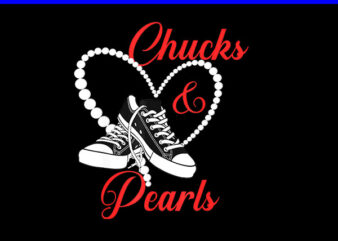 Chucks And Pearls 2024 PNG, Kamala Harris Sneakers PNG t shirt vector file