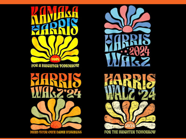 Kamala harris 2024 for a brighter tomorrow png t shirt vector art