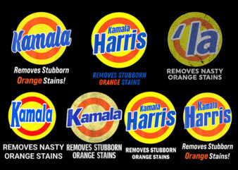 Kamala Harris Removes Stubborn Orange Stains PNG