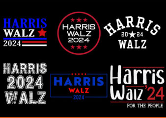 Bundle Harris Walz 2024 SVG, Harris Waltz 2024 SVG, Harris Waltz 2024 Election Kamala Harris Tim Waltz 2024 SVG