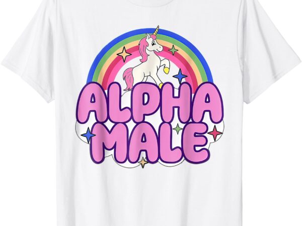 Alpha male unicorn t-shirt