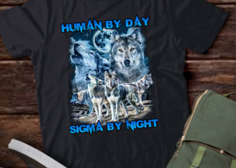 Alpha Wolf Human By Day Sigma By Night Wolf Lover Gift lts-d