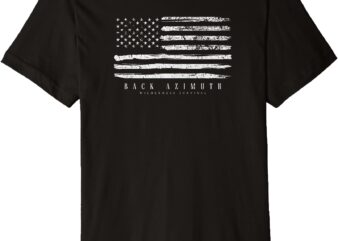 American Flag – Back Azimuth Premium T-Shirt