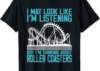 Amusement Park Riding Lover Funny Roller Coasters Rider T-Shirt