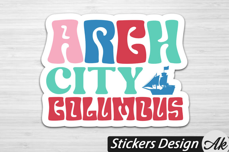 Columbus Day Stickers Bundle