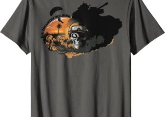 Armor Crewman Infantry Skull 19K 19C 11B ABCT T-Shirt