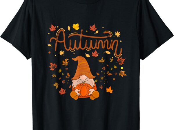 Autumn gnome charm t-shirt