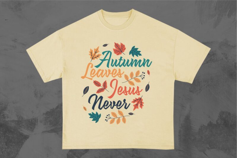 Fall for Jesus T-shirt Design Bundle